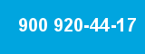 900 920-44-17 900 920-44-17